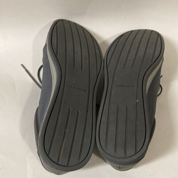 Cole Haan Quincy Shoes Men's Oxfords Sport Fashion Grey Leather Canvas Sz 12M - Picture 8 of 10